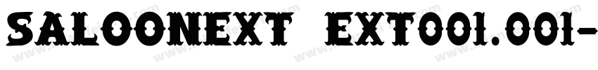 SaloonExt Ext001.001字体转换